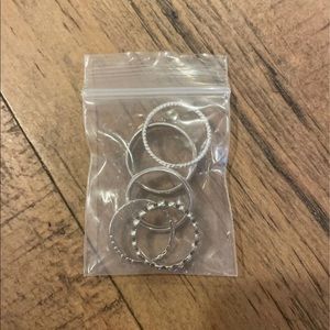 Sterling Silver stackable rings sz 6,5,4